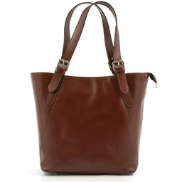 L Artigiano skórzana damska torebka shopperbag na ramię