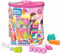 Mega Bloks Klocki 80 elementów torba rózowa