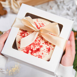 Ozdobne pudełko na ciasto- 20 x 20 x