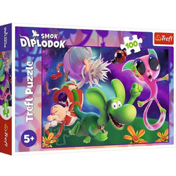 TREFL Puzzle Smok Diplodok i przyjaciele 16486 (100