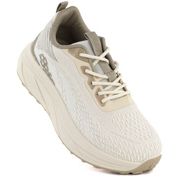 Półbuty sportowe damskie na platformie beżowe Big Star