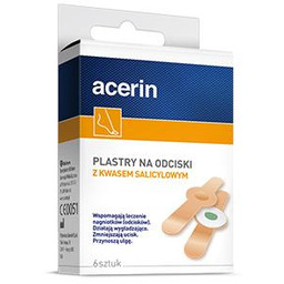ACERIN Plastry na odciski, 6 sztuk