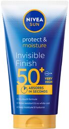 Nivea Sun Invisible Finish, nawilżający balsam do opalania,