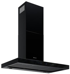 GLOBALO Okap przyścienny 90cm VERTA 90.3 H2H black