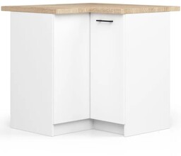 Narożna szafka kuchenna stojąca 90 cm z blatem