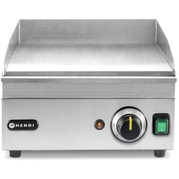 GRILL ELEKTRYCZNY KONTAKTOWY PŁYTA GŁADKA KITCHEN LINE HENDI