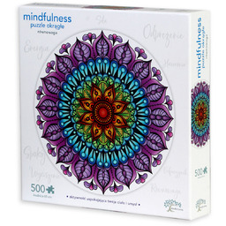 Mindfulness, puzzle okrągłe, Równowaga, 500 el.
