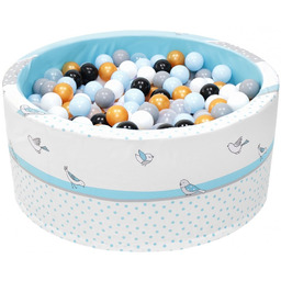 Pokrowiec na basen suchy z kulkami, 90x40, Bawełna