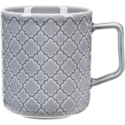 Lubiana Kubek Marrakesz 400 ml, szary (6 szt.)