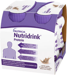 Nutridrink Protein, preparat odżywczy, smak mokka, 4 x