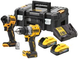 DEWALT DCK2051E2T - Zestaw combo zakrętarka udarowa 1/4"
