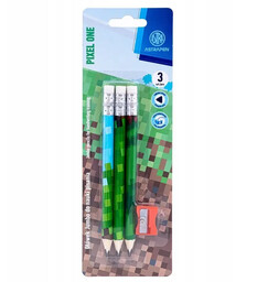 Ołówki grafitowe trójkątne HB Jumbo Astrakids Pixel One