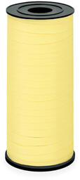 Ozdobna wstążka - pastelowy żółty - 92 m