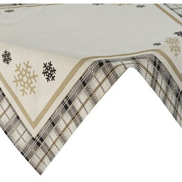 EUROFIRANY Obrus Cho 90 x 90 cm Beżowy