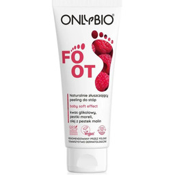 OnlyBio Foot, naturalnie złuszczający peeling do stóp, 75ml