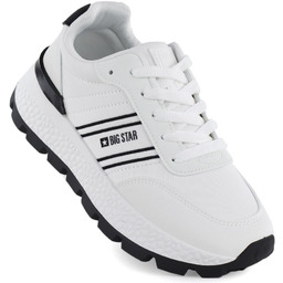 Półbuty sportowe damskie na platformie białe Big Star