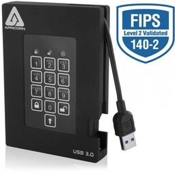 Apricorn HDD 2TB Encrypted USB 3.0 **New Retail**