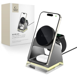 Ładowarka bezprzewodowa TECH-PROTECT MagSafe QI 15W-A43 LED -