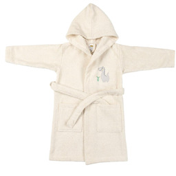 Szlafrok Dziecięcy 4/6 lata Bawełniany Baby40 Krem