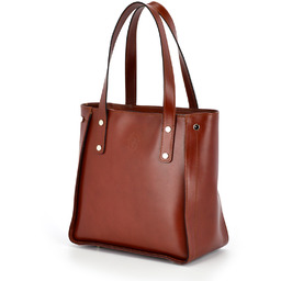 Duża torebka na ramię damska skórzana shopperbag