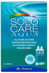 Solo Care Agua, płyn do soczewek, 2 x