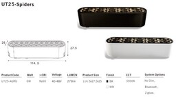 UT25 - Spiders 11- Nowoczesna minimalistyczna lampa LED