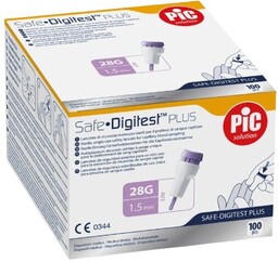 PIC Safe Digitest Plus Lancety 28 G x