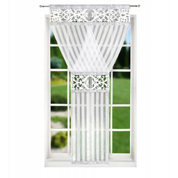 Firana Panel Oslo 120x250 Długa Cyrkonie Ażur