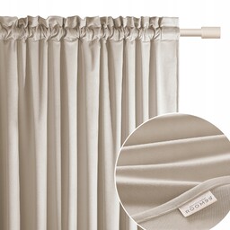 Zasłona gotowa welur welurowa na taśmie żabki 180x280