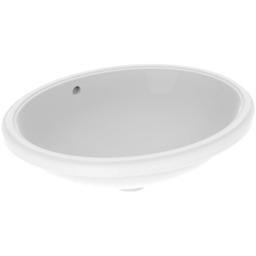 GEBERIT 500.752.01.2 Umywalka podblatowa VariForm, owalna: B1=50cm, Otwór