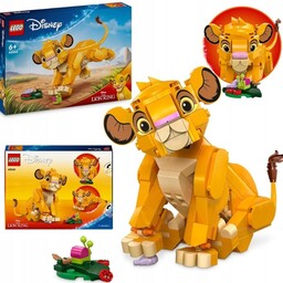 KLOCKI LEGO 43243 DISNEY KRÓL LEW LWIĄTKO SIMBA