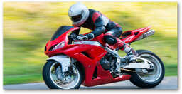 Foto obraz szkło hartowane Motocykl