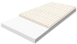 Topper 90x200 nawierzchniowy lateksowy miękki oddychający materac TOP