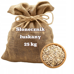 SŁONECZNIK ŁUSKANY 25 KG 25000 G PESTKI NATURALNE