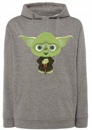 Bluza męska nadruk fun art YODA r.XL
