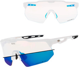 Sportowe okulary przeciwsłoneczne fotochromowe GOG E606-3C biały