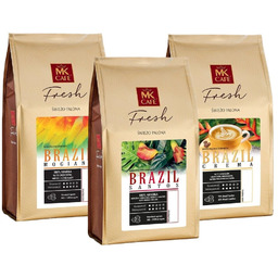 ZESTAW - MK Cafe Fresh Brazil Santos 1kg