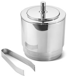 Georg Jensen MANHATTAN Pojemnik i Szczypce na Lód