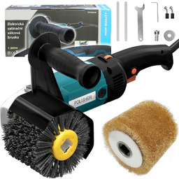 Satyniarka Szlifierka Walcowa Wielofunkcyjna 1400W Satynowania 2SZCZOTKI