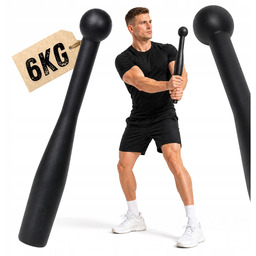 Maczuga 6KG Maczugi do Ćwiczeń Clubbell Gimnastyczne Treningowa