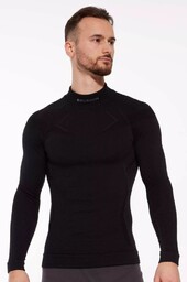 Bluza termoaktywna męska Brubeck Extreme Merino LS1666M czarny