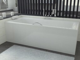 BESCO WAT-160-PK Besco Talia wanna prostokątna 160x75 cm