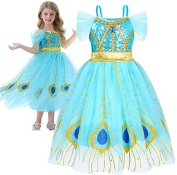 Sukienka Strój Księżniczka Jasmina Dżasmina Alladyn Bal Karnawał