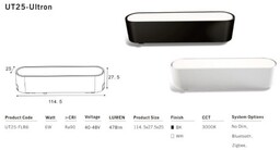 UT25 - Ultron 11 - Nowoczesna minimalistyczna lampa
