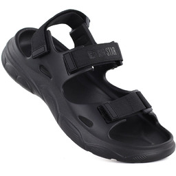 Sandały na rzep piankowe czarne Big Star TT274A055