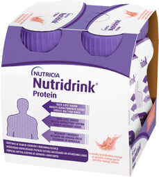 Nutridrink Protein, preparat odżywczy, smak brzoskwinia-mango, 4 x