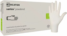 Mercator Medical Mercator Santex rękawice lateksowe pudrowe S