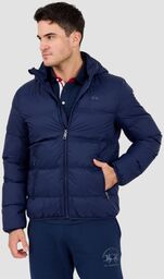 LA MARTINA Granatowa pikowana męska kurtka Outerwear Basic