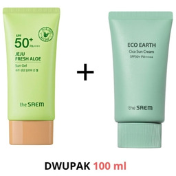 SAEM Pakiet SPF50+ - JEJU SUN GEL +