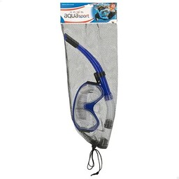 AquaSport Okulary nurkowe z rurką (6 sztuk)